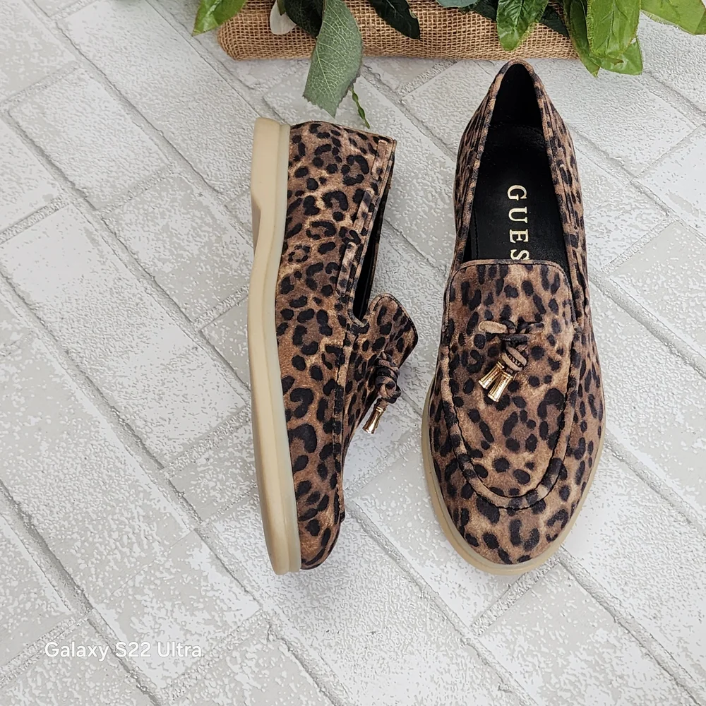 GUESS Leopard Print Women's Loafers